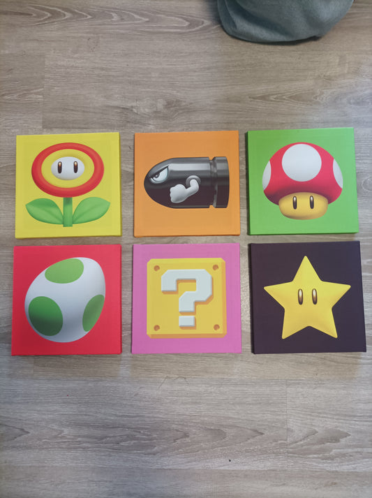 Set mini Mario iconos